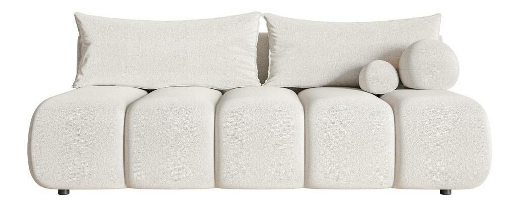 Canapea trei locuri Didier mini (crem + negru)