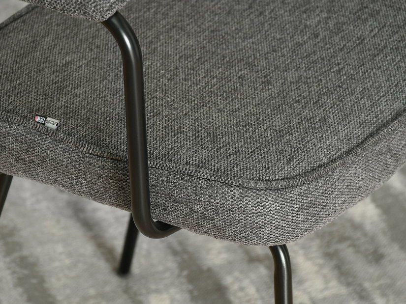 Scaun Cleo (grafit + negru)