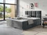 Pat matrimonial Boxspring 160 cm Cinara (muna 08)