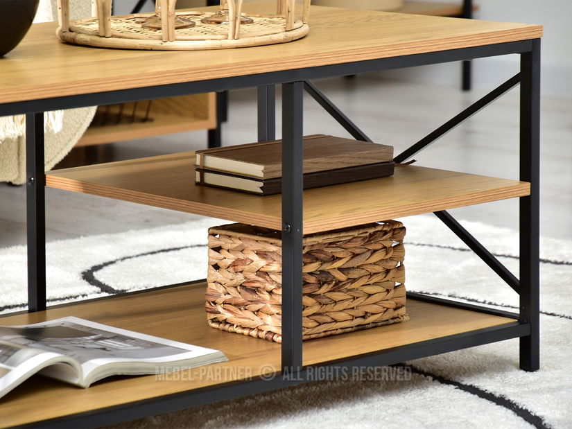 Măsuță de cafea Jukky Stol (stejar + negru)