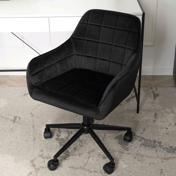 Kancelárske kreslo Levanto (čierna) 