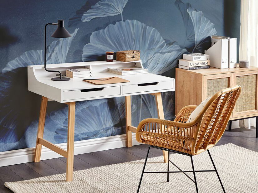 PC stolík Benedicto (biela)