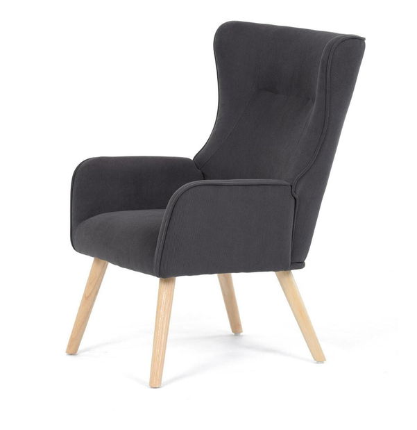 Fotelja Atribuian (tamnosiva)