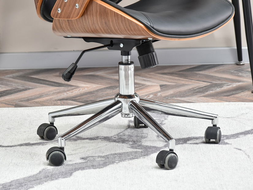 Fotoliu Franc (nuc închis + crom)