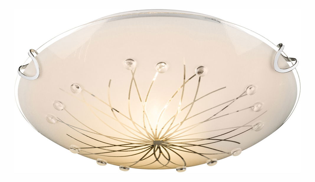 Mennyezeti/Fali lámpa Calimero i 40402-1 (kristályokkal) (fehér + szatén)