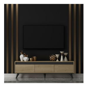 Masă TV/Dulap Vukule (stejar zafir) 