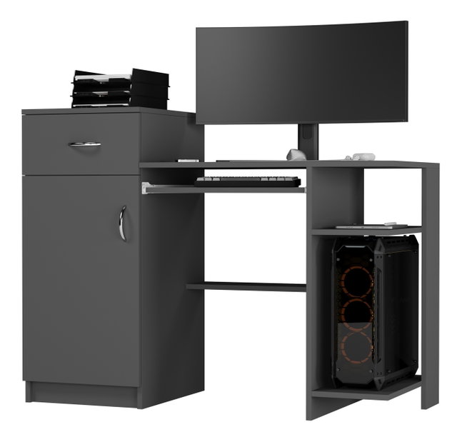 PC asztal Nymis (antracit)