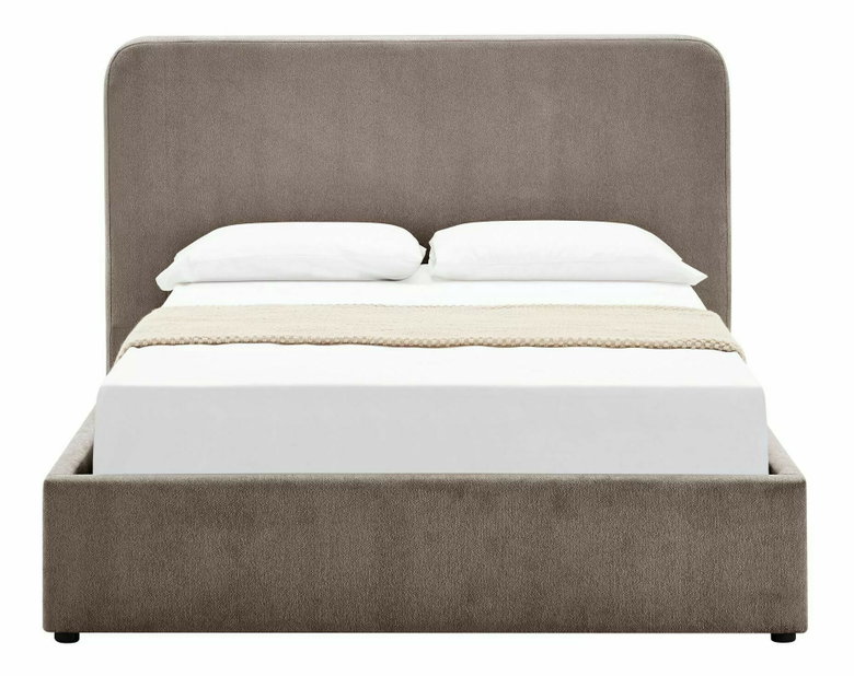 Manželská posteľ 160 cm Lumeso (tmavobéžová)