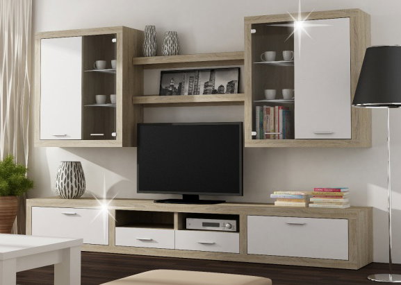 Obývacia stena Cancan 3 DS/LB (s osvetlením) 