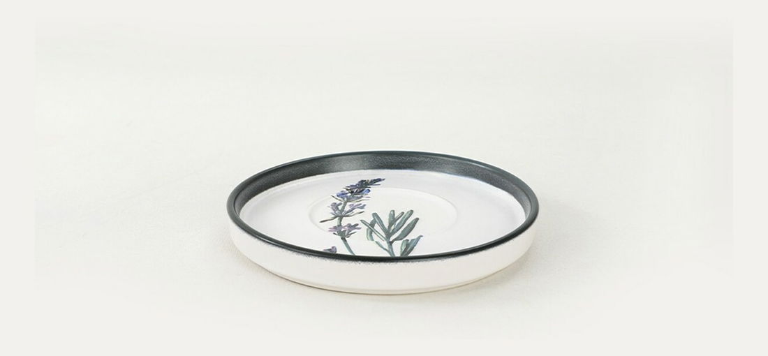 Set za kavu (12 kom.) Spark (bijela + zelena + ljubičasta + crna)