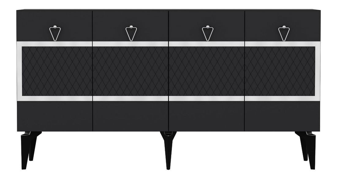 Skrinka Vadiki 1 (antracit + strieborná) *výpredaj