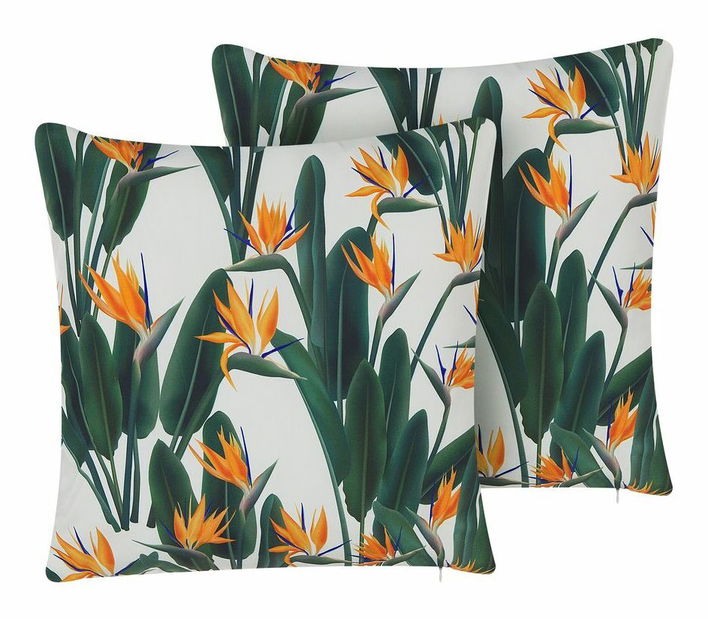 Set 2 buc perne decorative 45 x 45 cm Tso (verde)