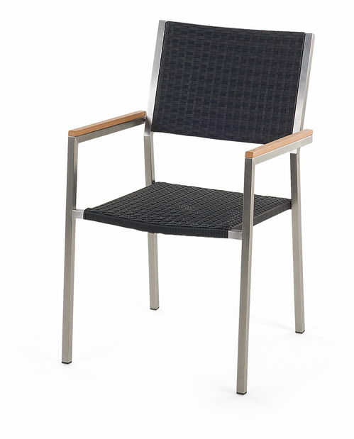 Záhradná jedálenská súprava GROSSO (teak) (hnedá) (pre 6 osôb)