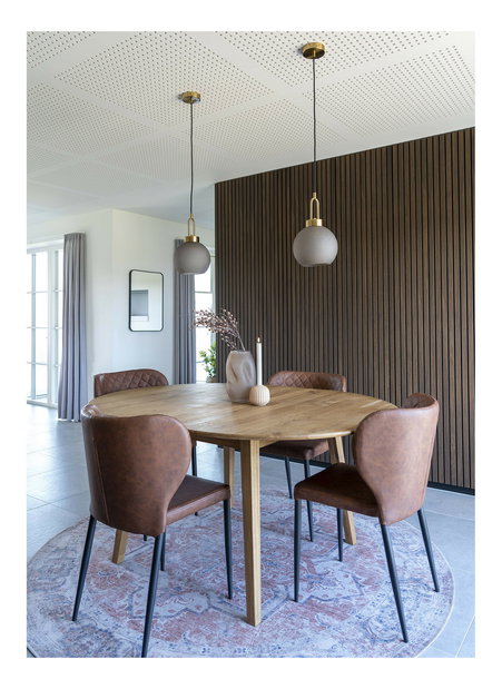 Jedálenská stolička Paria (hnedá)