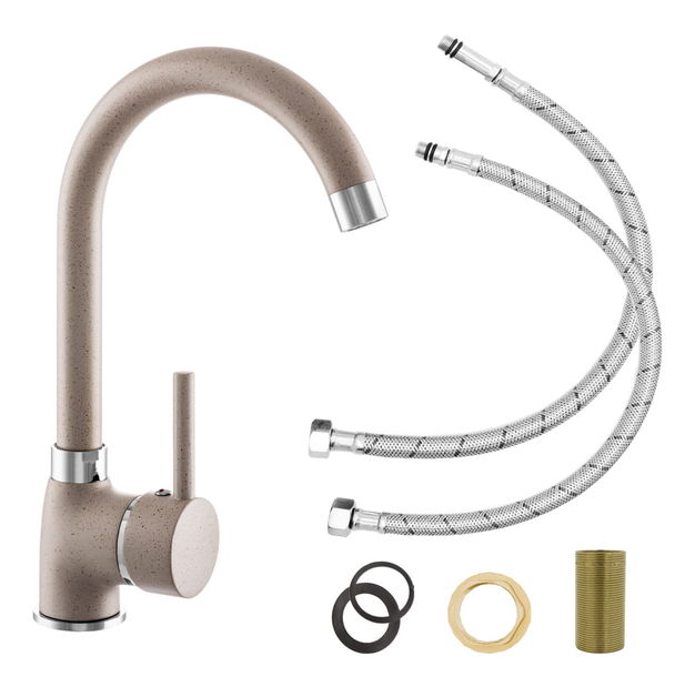 Baterie bucătărie Bintis (bej + Textură)