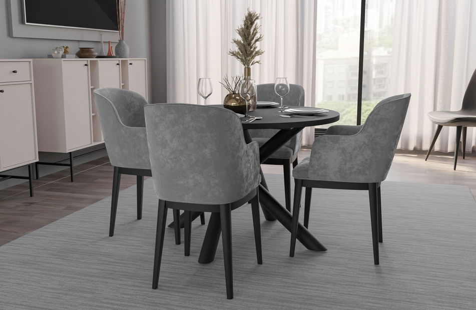 Masă rotundă pentru dining 110 cm Ossla *lichidare de stoc