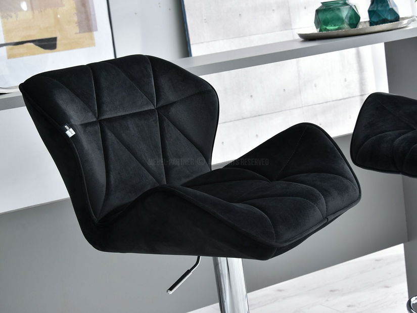 Stolička Huhu (čierna)