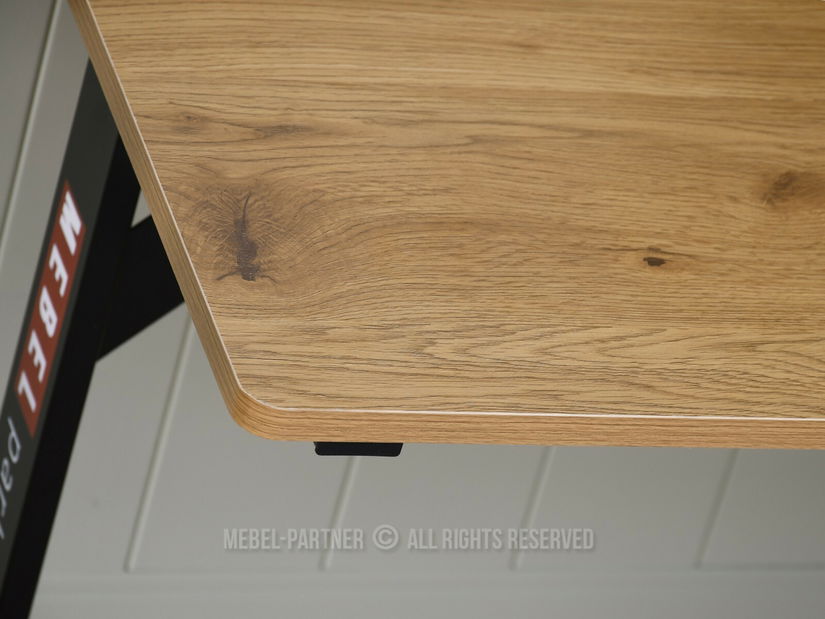 PC asztal Matts 140 (tölgy + fekete)