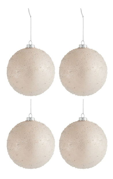 Dekoratívny predmet Jolipa Vianočná dekorácia Innocent Blush (12x12x12cm) (Fuchsia)