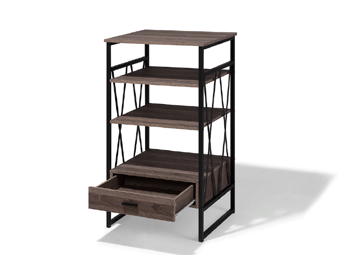 Regál Kuna (tmavosivá)