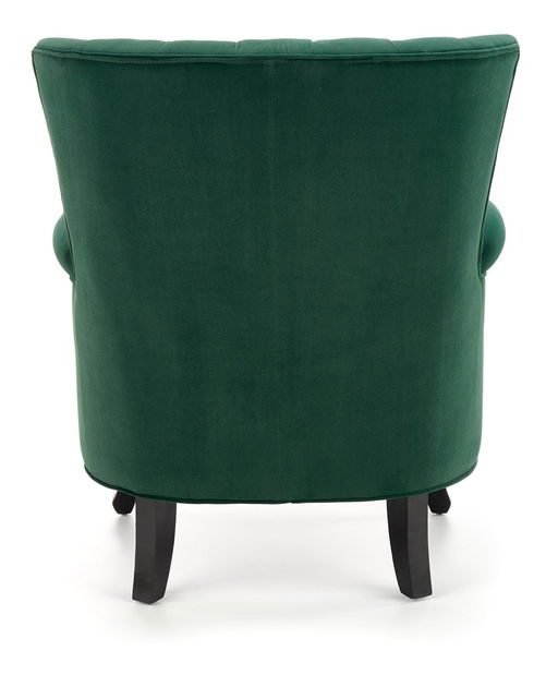 Fotoliu cu urechi Tintis (Verde închis + negru)