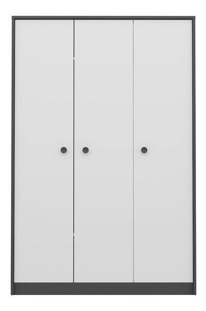 Dulap de haine Live (antracit + Alb)