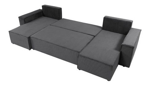 Colțar în formă de U Keklat U S (crem + Negru) (cu sp. depozitare)