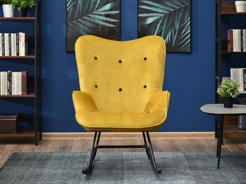 Fotel Sibyla (sárga + fehér bükk)