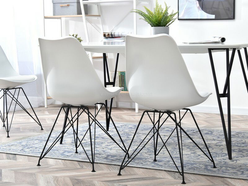 Scaun Large Rod (alb + negru)