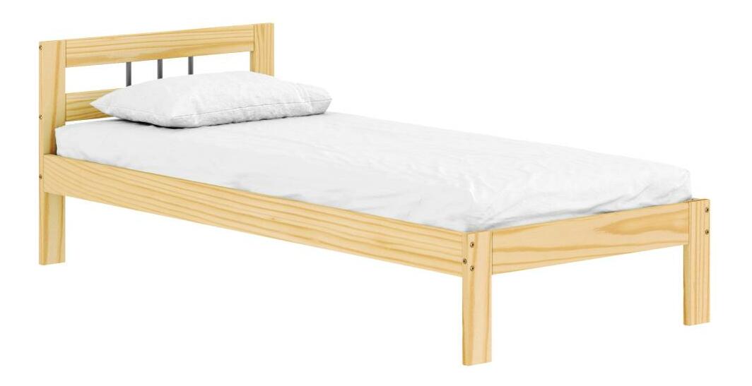 Egyszemélyes ágy 90x200 cm Joja (természetes)