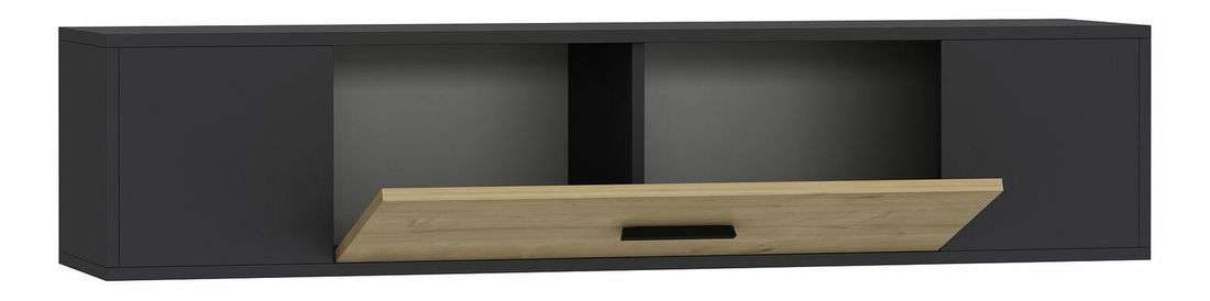 Masă TV Kondor (antracit + Stejar safir)