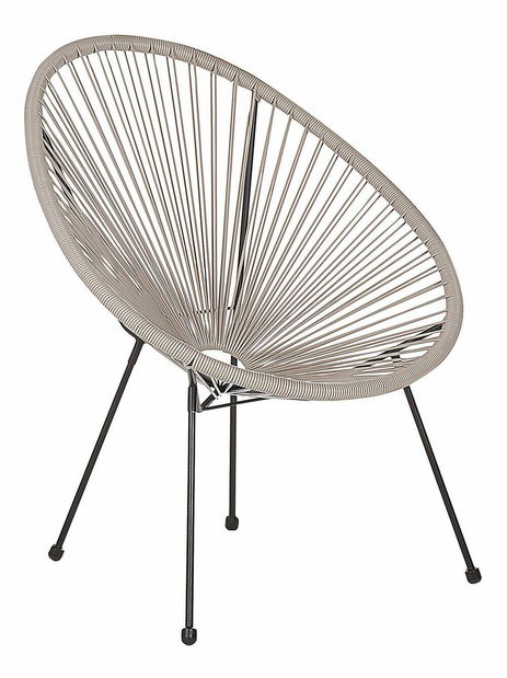 Záhradná stolička Alvarez II (svetlosivá)