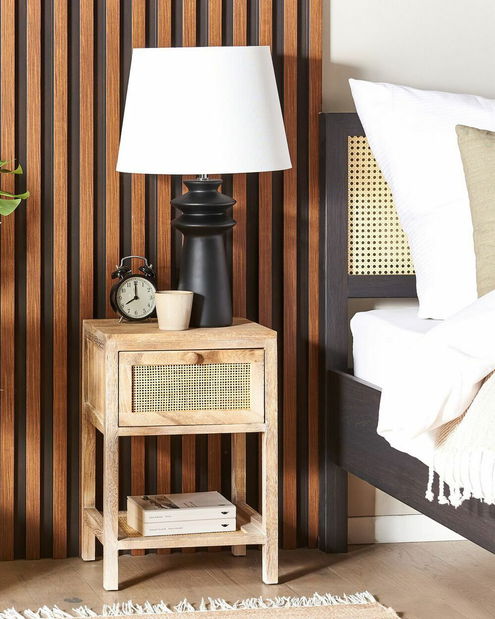 Noptieră Edgar (lemn deschis)