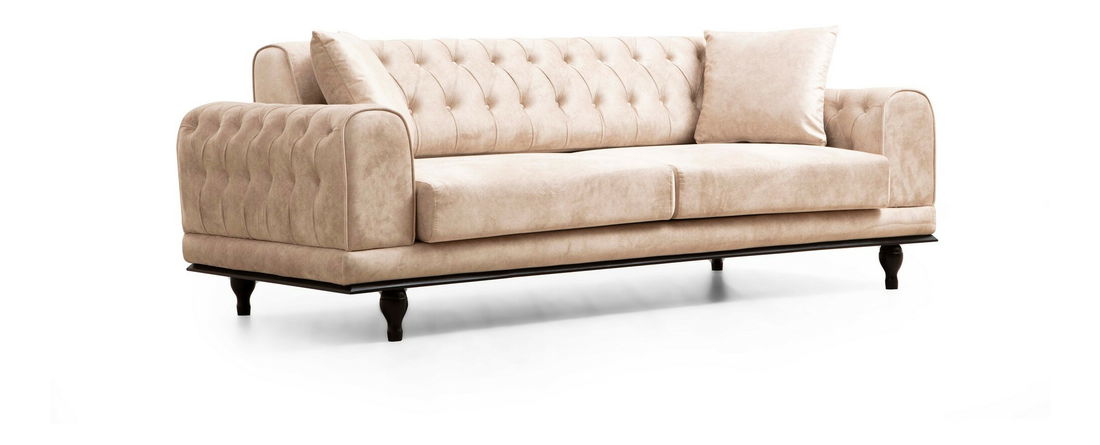 Háromszemélyes kanapé Alfredo (bézs)