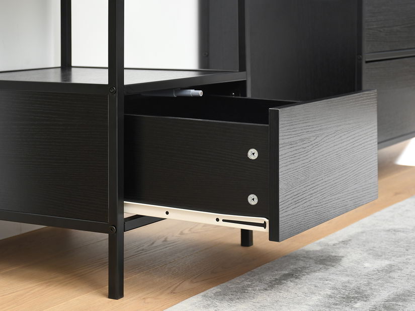 Nočný stolík Subsidios (čierna)