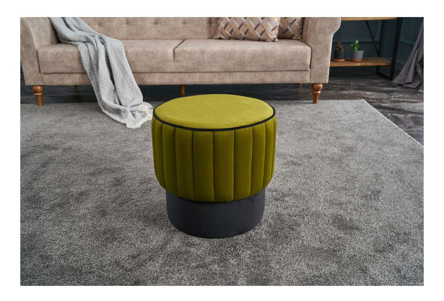 Taburetka Roserina (zelená + čierna)