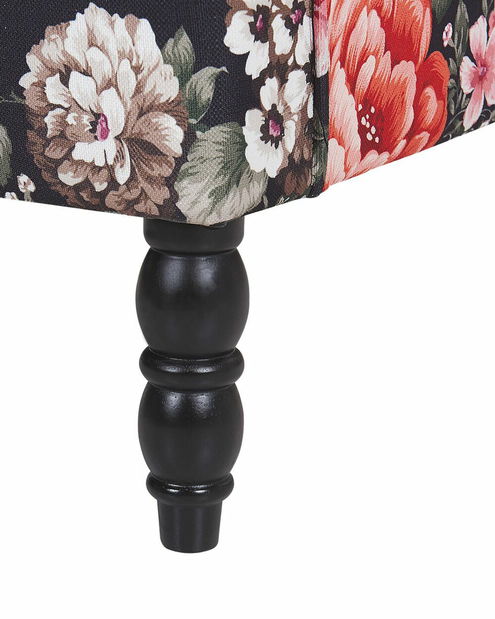 Fotelja SANES (cvjetni uzorak) (s tabureom)