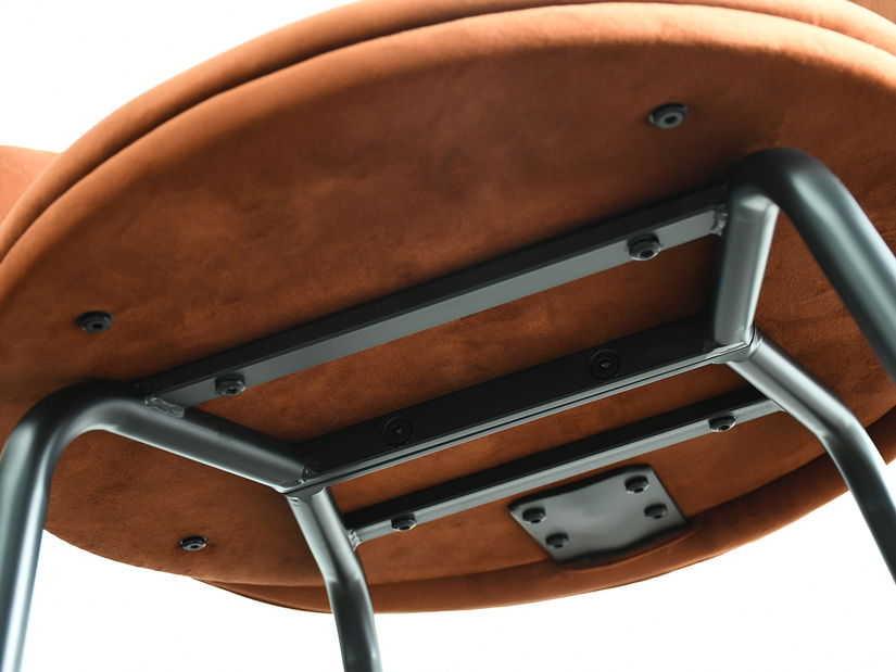 Jedálenská stolička Carbono (zlatá)