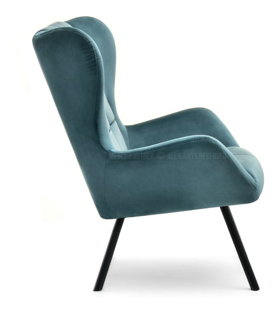 Relaxačné kreslo Norweien (čierna)