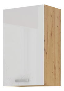 Horná kuchynská skrinka Arryn 45 G-72 1F (dub artisan + lesk biely)