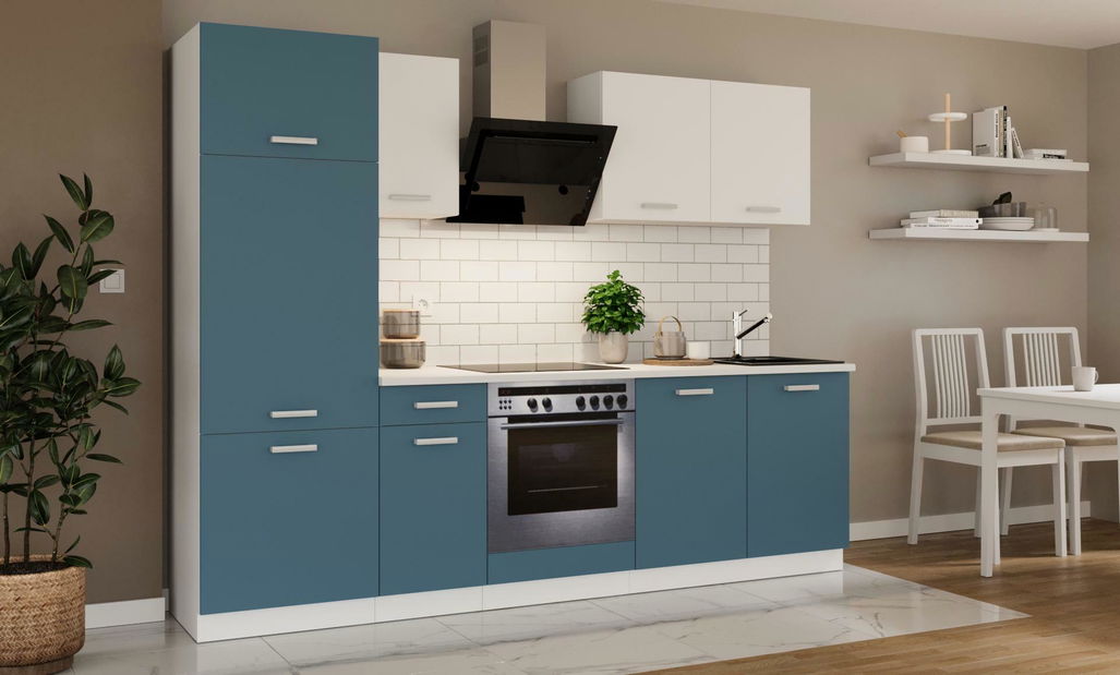 Konyha 260 cm Tonislav Skagerrak Fehér 260 (kék + fehér)