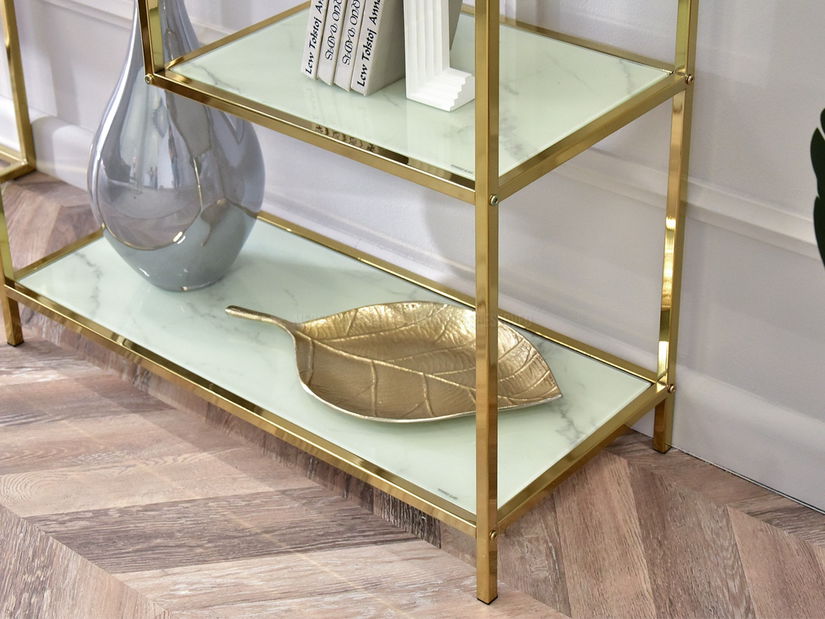 Raft Crips (marmură albă + auriu)