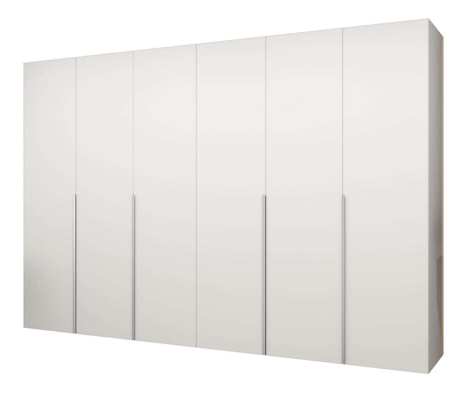 Šatníková skriňa 300 cm Alice 1 (biela + kašmír)