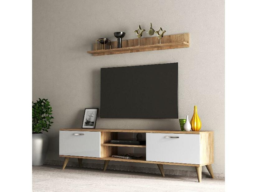 Mobilier living Lavune 1 (alb + pin atlantic) 