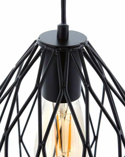 Závesná lampa Magon (čierna)