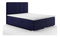 Franciaágy Boxspring 140 cm Loty (sötétkék) (tárolóhellyel)