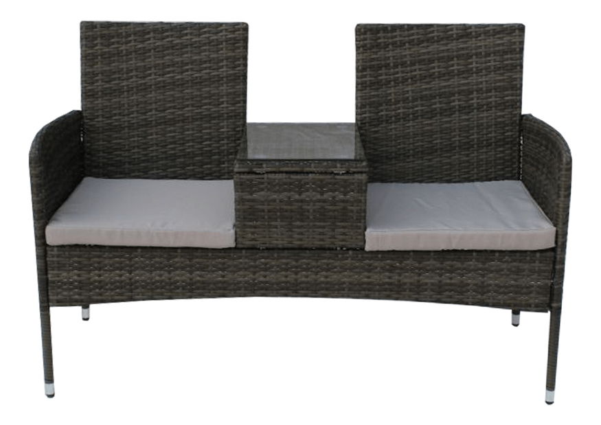 Záhradný dvojsed Lallea (sivá)