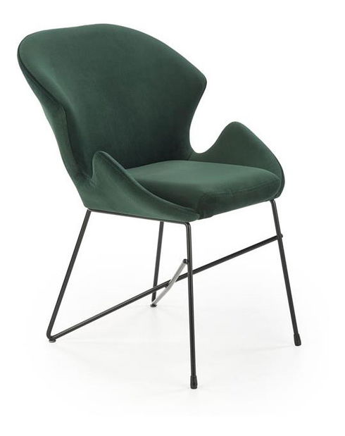 Scaun de sufragerie Koh (Verde închis)