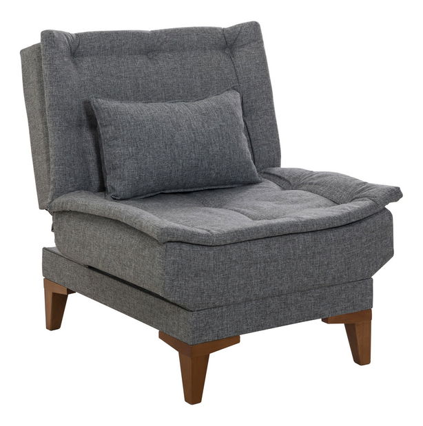 Sedacia súprava 3+1 Santic (Tmavá sivá)