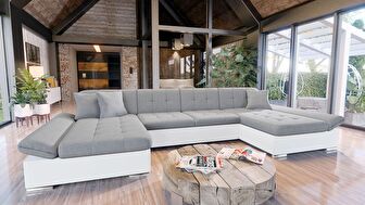 Sofa na razvlačenje Agnara (ekokoža soft 017 + bristol 2460)